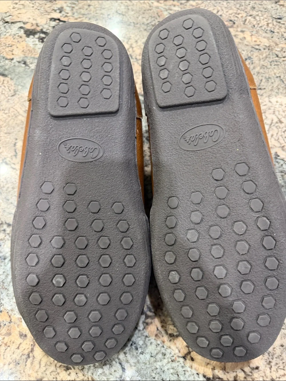 Cabela's Men's Brown Leather Shearling-Lined Slip-On Boots